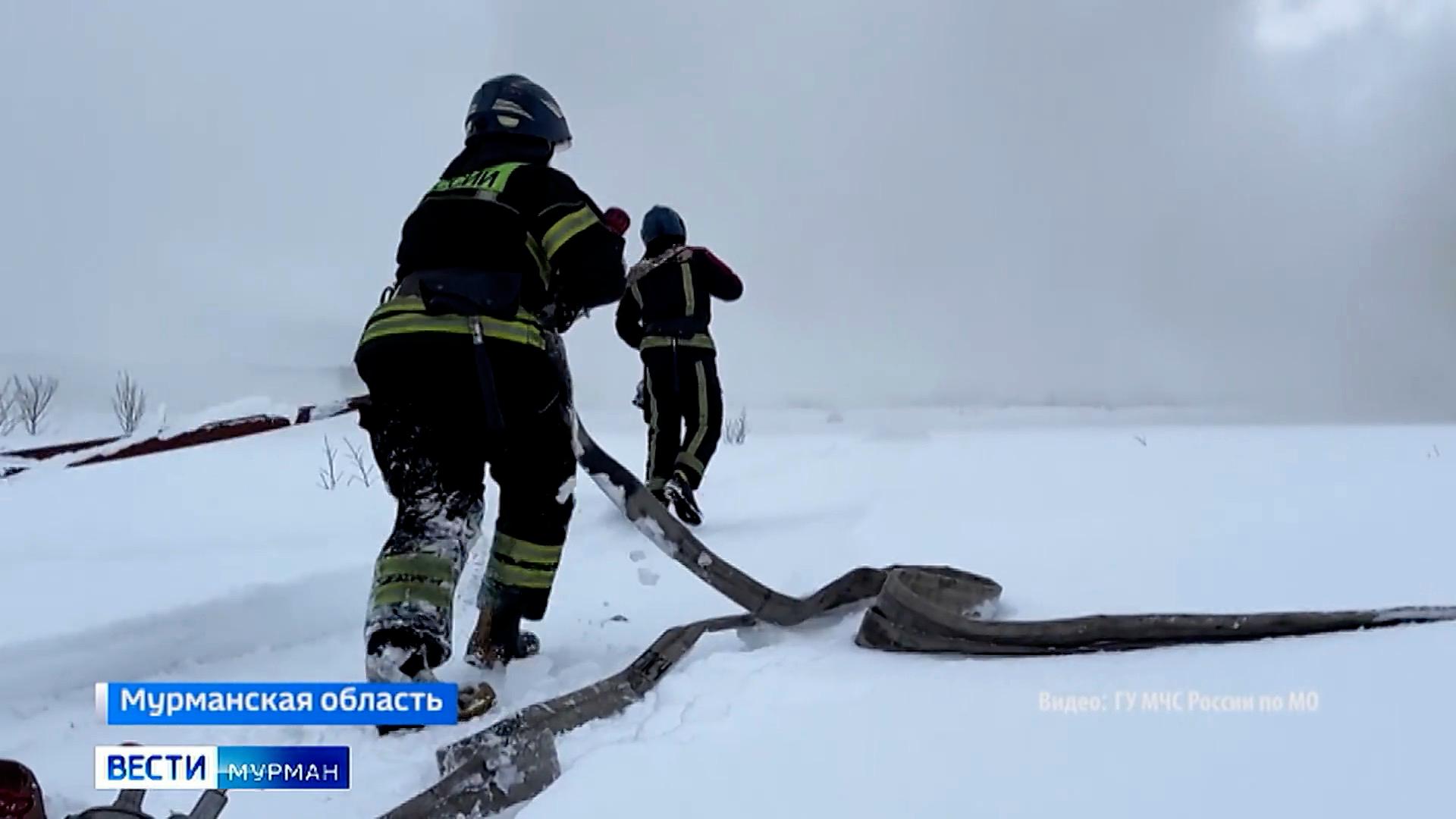 Всероссийские командно-штабные учения: Мурманскую область спасали от паводка и лесного пожара
