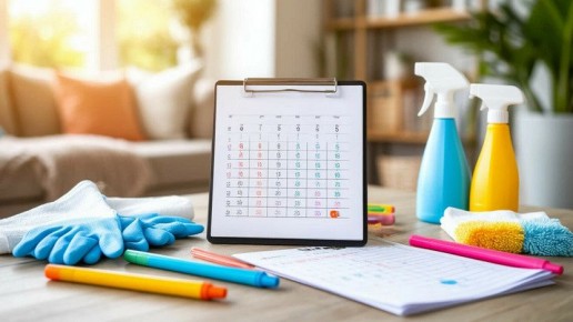 Как поддерживать идеальный порядок: проверенный календарь уборки на каждый день, неделю и месяц