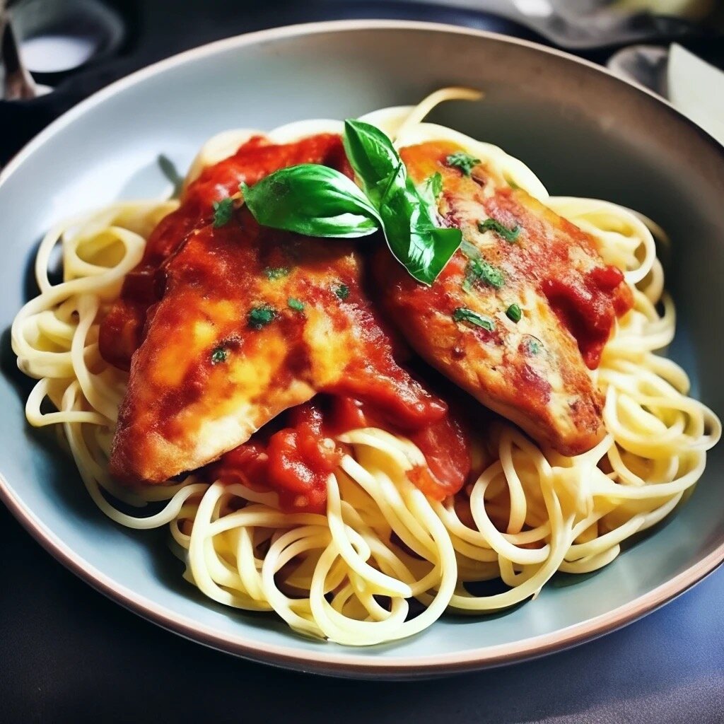 Неповторимый вкус спагетти с курицей