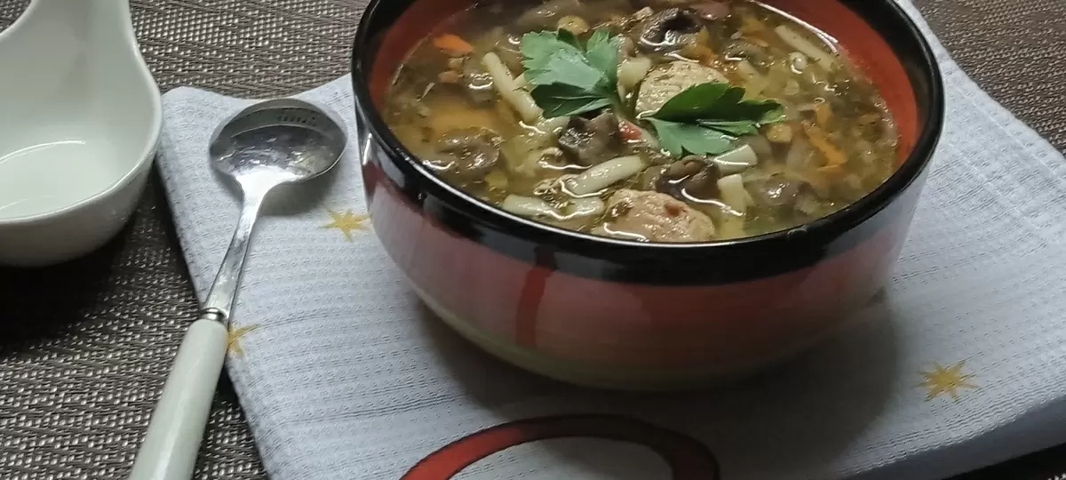 Сытный мясной суп с фасолью и грибами: рецепты для любого сезона