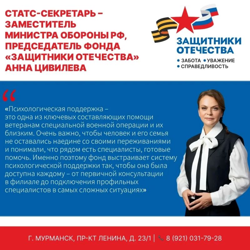 Как организована психологическая помощь для ветеранов СВО и членов их семей в фонде «Защитники Отечества»? Как организована психологическая помощь для ветеранов СВО и членов их семей в фонде «Защитники Отечества»?