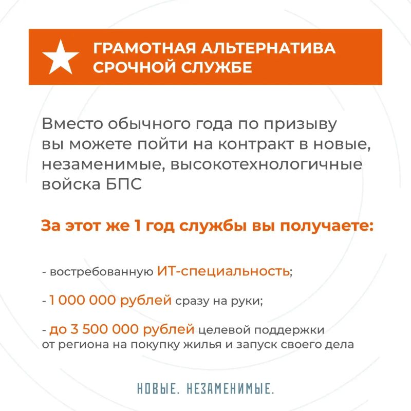 В Мурманской области введены специальные меры поддержки для тех, кто хочет служить в новых войсках беспилотных систем В Мурманской области введены специальные меры поддержки для тех, кто хочет служить в новых войсках беспилотных систем