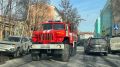 В Мурманске горел мусоровоз
