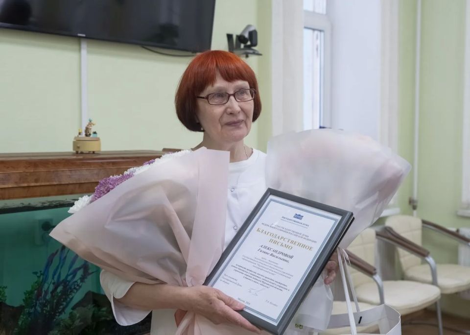 Врач из Мурманска Галина Александрова отметила 70-летний юбилей