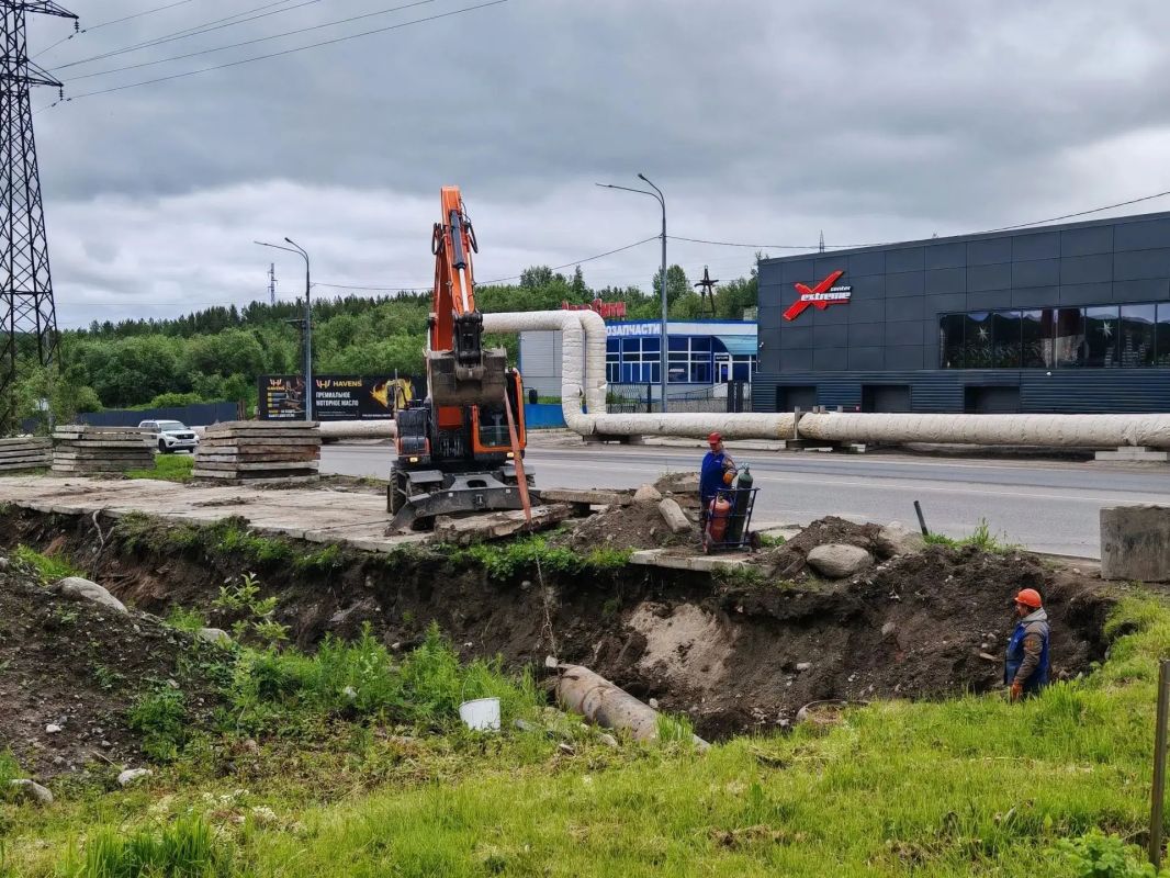 В Заполярье продолжается ремонтная кампания на коммунальных сетях
