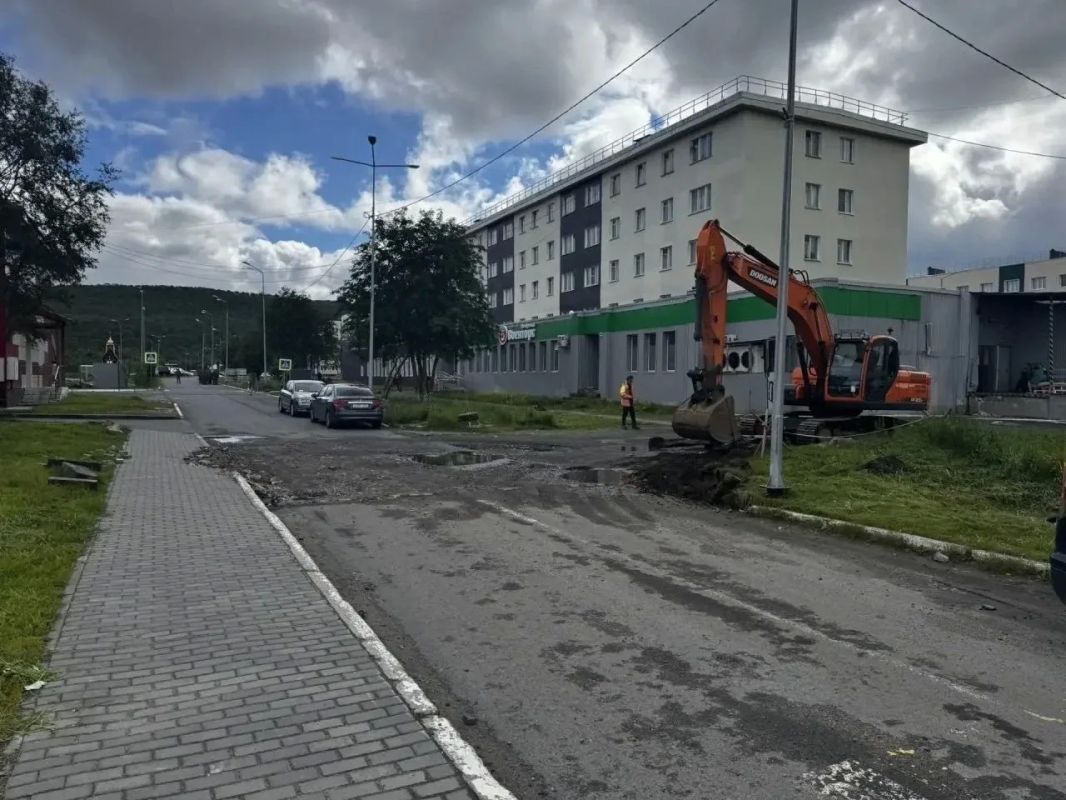 Реновация ЗАТО. В поселке Спутник начался ремонт улицы Новой Реновация ЗАТО. В поселке Спутник начался ремонт улицы Новой