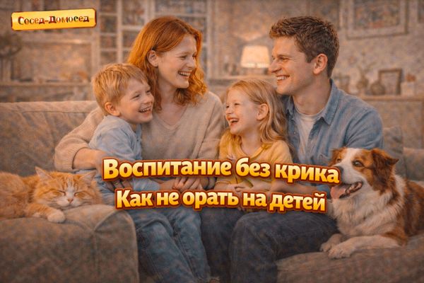 Как воспитать детей без крика: 7 секретов спокойной дисциплины