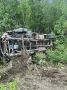 В Мурманской области маршрутка вылетела в кювет