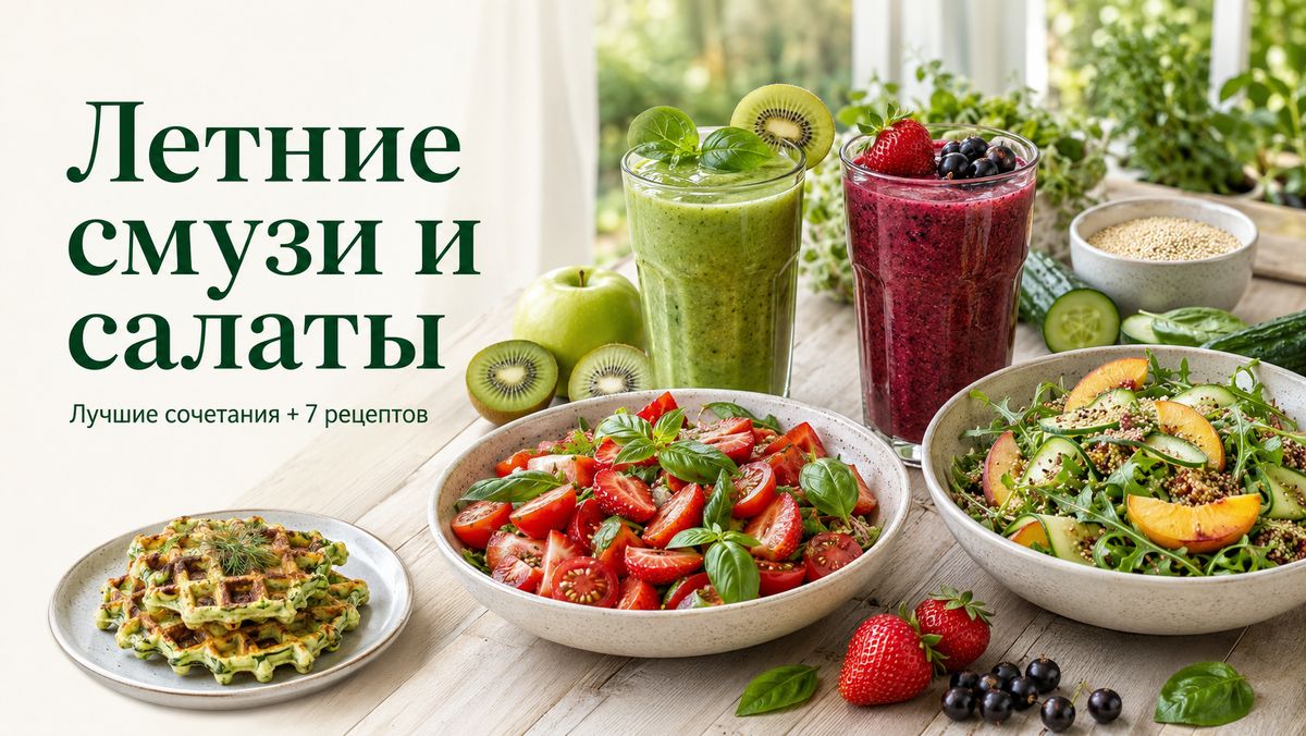 Летние смузи и салаты: гармония вкусов и советы по рецептам с амарантом
