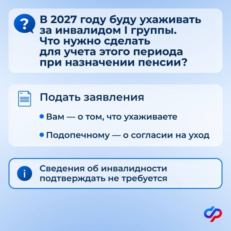 С 1 января 2027 года изменится порядок подтверждения ухода за нетрудоспособными гражданами С 1 января 2027 года изменится порядок подтверждения ухода за нетрудоспособными гражданами