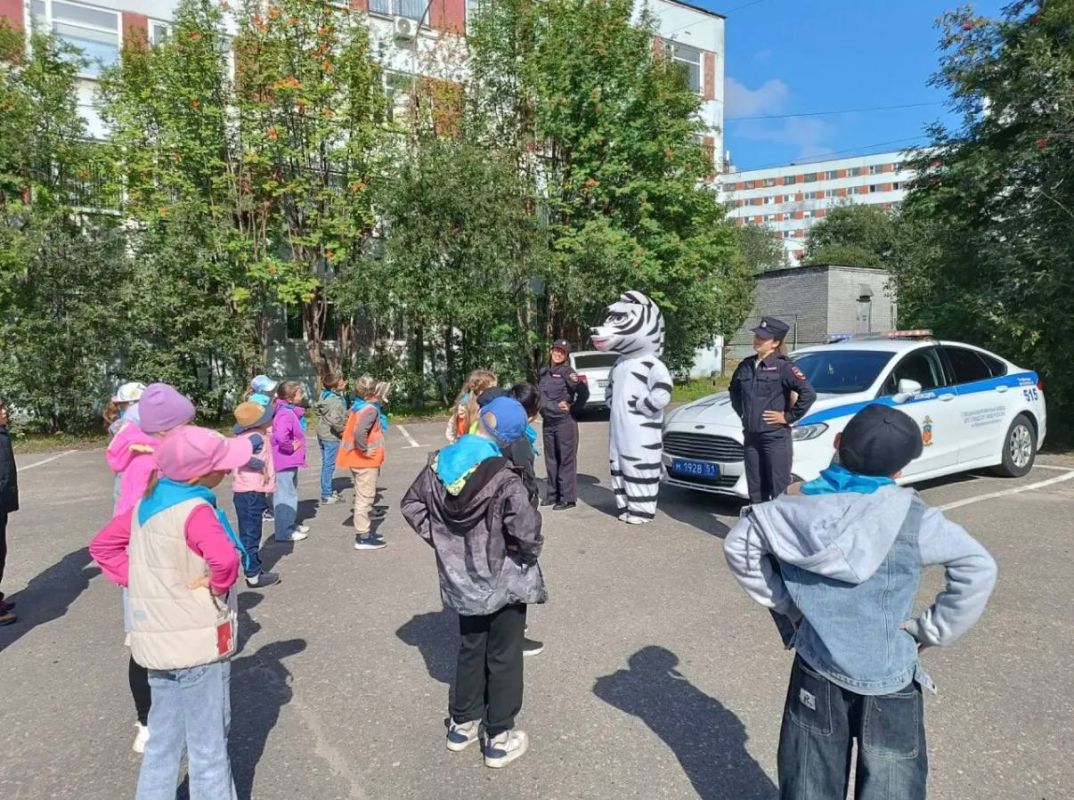 Акция «Зарядка со стражем порядка»: Госавтоинспекция прививает школьникам любовь к спорту и безопасности на дорогах Акция «Зарядка со стражем порядка»: Госавтоинспекция прививает школьникам любовь к спорту и безопасности на дорогах