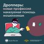 В поисках подработки в интернете будьте осторожны: вы можете стать дроппером – соучастником мошенников