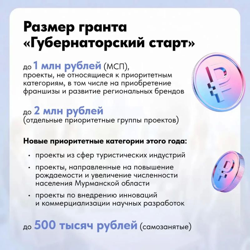 Андрей Чибис: 17 бизнес-проектов северян получат поддержку по программе «Губернаторский старт» почти на 25 млн рублей Андрей Чибис: 17 бизнес-проектов северян получат поддержку по программе «Губернаторский старт» почти на 25 млн рублей