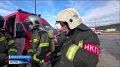 Удержать огонь под контролем: в Мурманской области прошли учения по тушению пожара на логистическом объекте