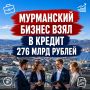 Кредиты для бизнеса: мурманские компании взяли у банков больше 276 миллиардов рублей