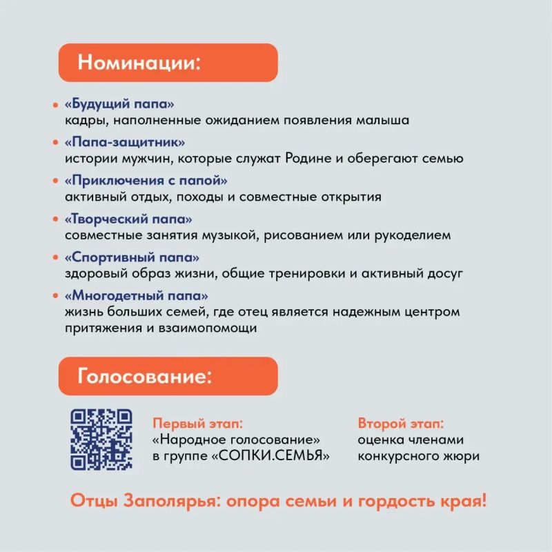 Андрей Чибис: Запускаем фотоконкурс Отцы Заполярья Андрей Чибис: Запускаем фотоконкурс Отцы Заполярья