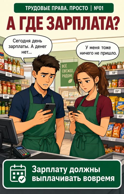 День выплаты прошёл, а зарплата так и не поступила?