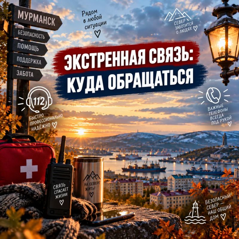 Телефоны правоохранительных органов и экстренных служб: