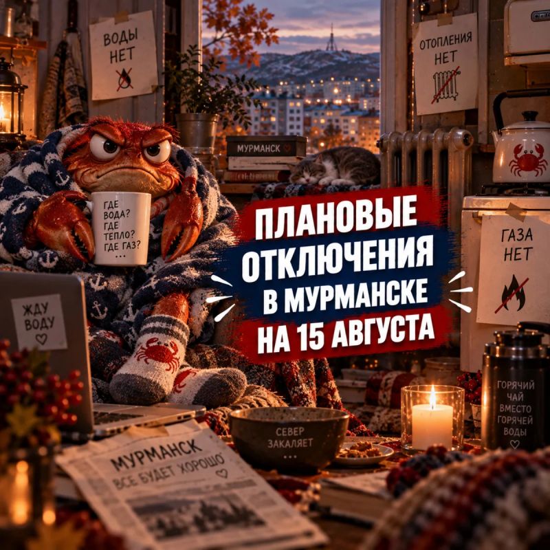 Плановые отключения в Мурманске
