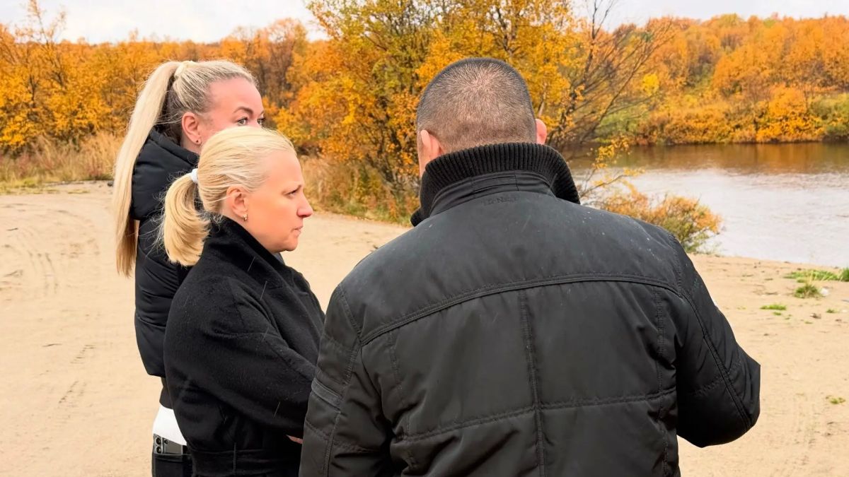 Рабочий выезд на «Серебрянку»: заместитель губернатора Мурманской области Юлия Полиэктова вместе с руководителем Мурманскавтодора проверили ход работ на объектах нацпроекта «Инфраструктура для жизни»