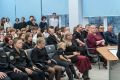 В гимназии № 1 появился мурал в честь кавалера ордена Мужества, морского пехотинца Северного флота Николая Трапезникова