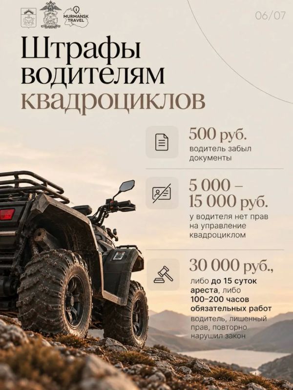 На квадроцикле – по правилам! На квадроцикле – по правилам!