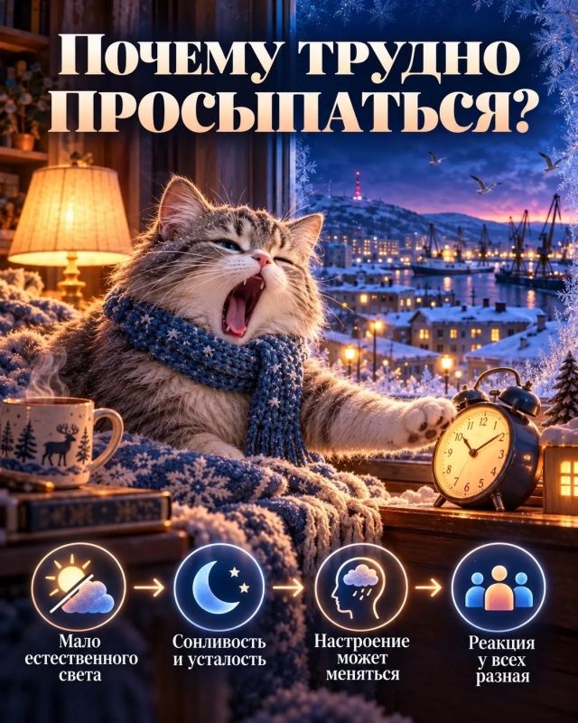 Скоро Мурманск останется без солнца: как пережить полярную ночь и не растерять силы Скоро Мурманск останется без солнца: как пережить полярную ночь и не растерять силы