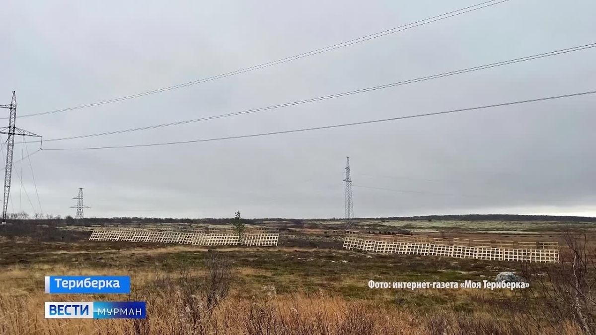 Трассу в Териберку начали защищать от обильных зимних переметов